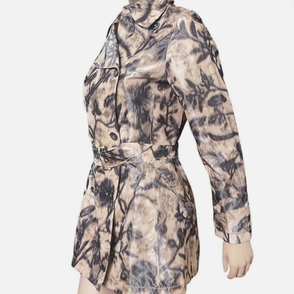 Piazza Sempione Peacoat Trench Abstract Print Size 40 - Picture 2 of 4